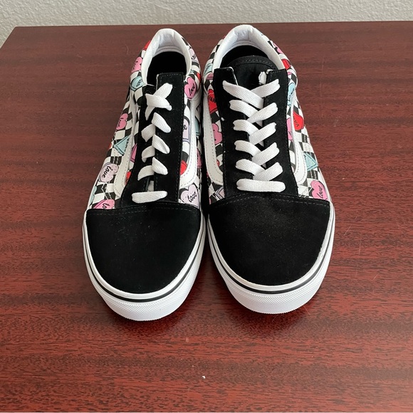 NWOT Vans Conversation Candy Hearts Skate Shoes Sneaker Low Top Suede - Picture 3 of 7